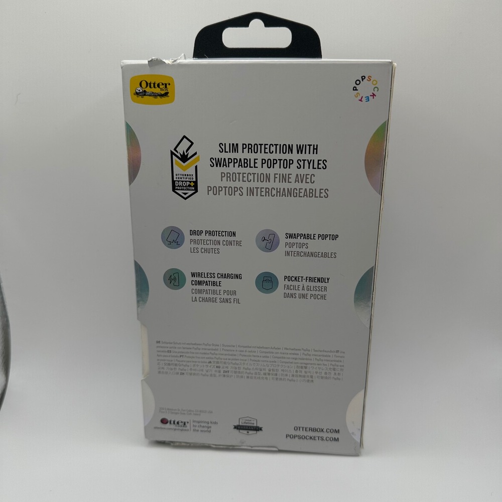 Otterbox PopSockets Symmetry Series Case iPhone Xs Max Navy Blue Integrated Grip - Picture 2 of 4